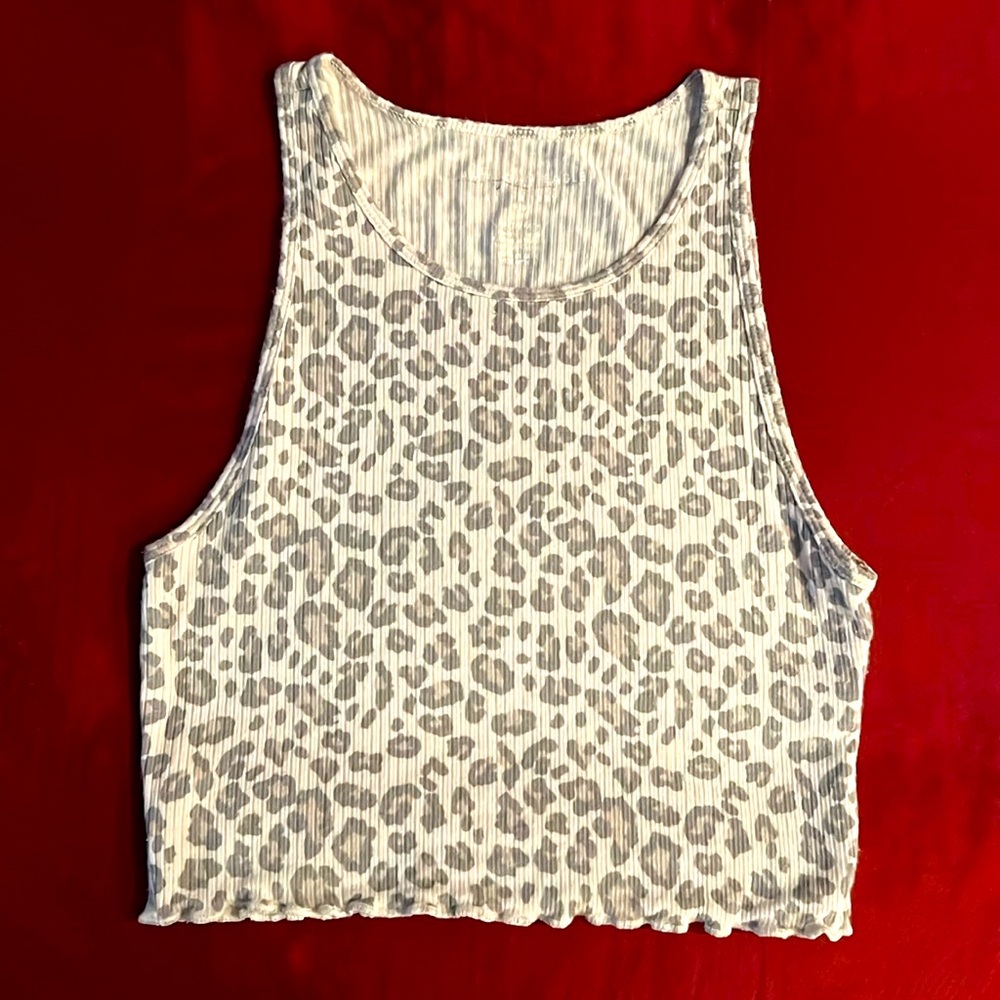 Leopard Print Sleeveless Top